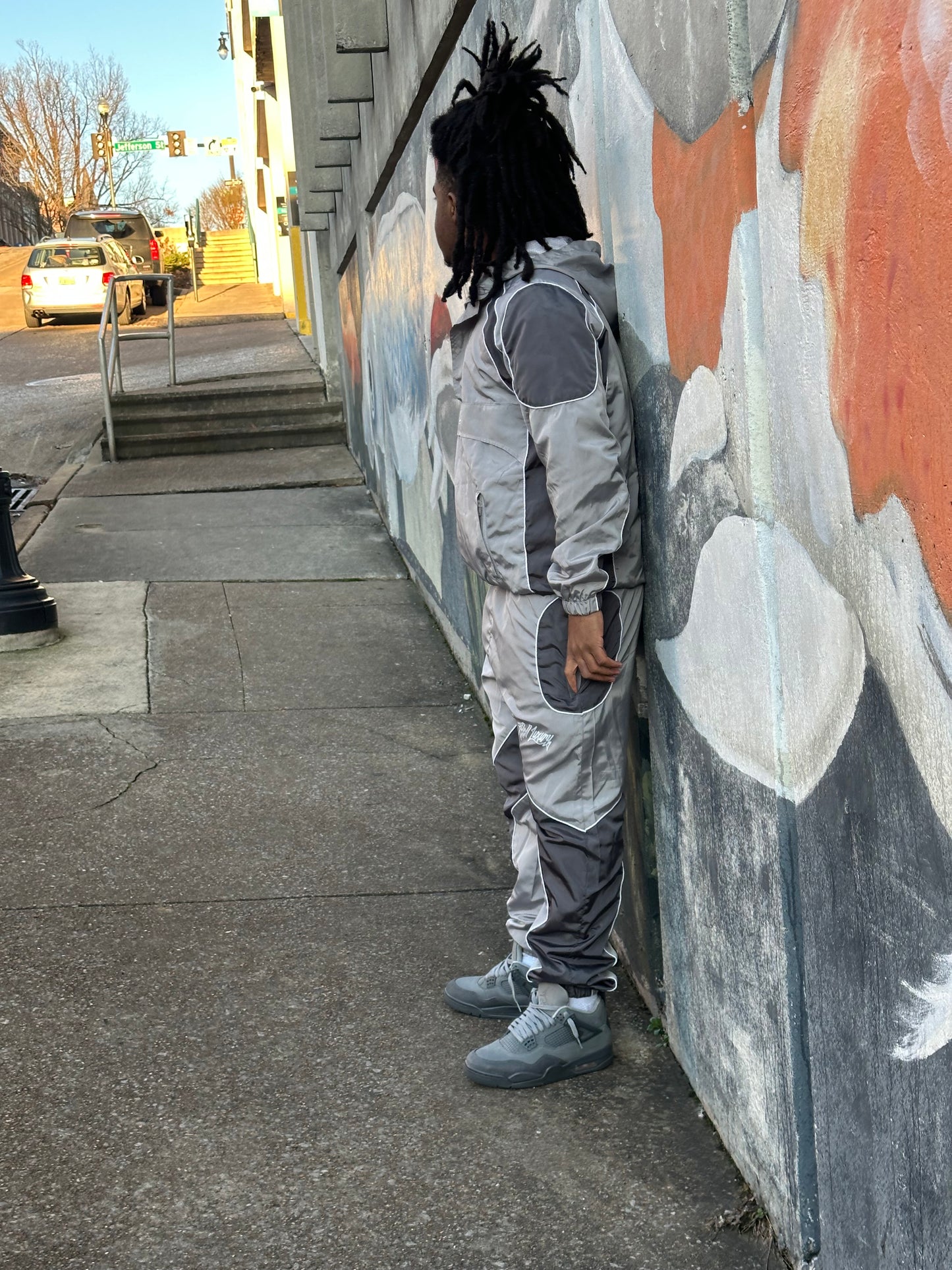 RELL LUXURY WINDBREAKER SET “GRAY”