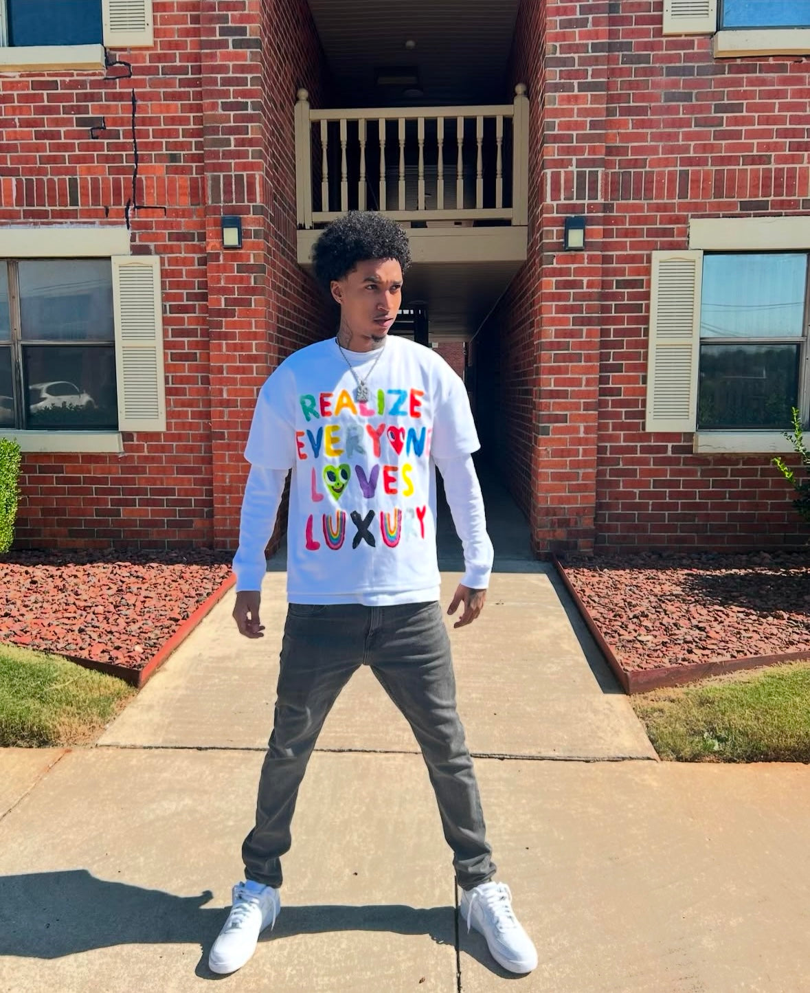 RELL DOUBLE SLEEVED “LUXURY” TEE