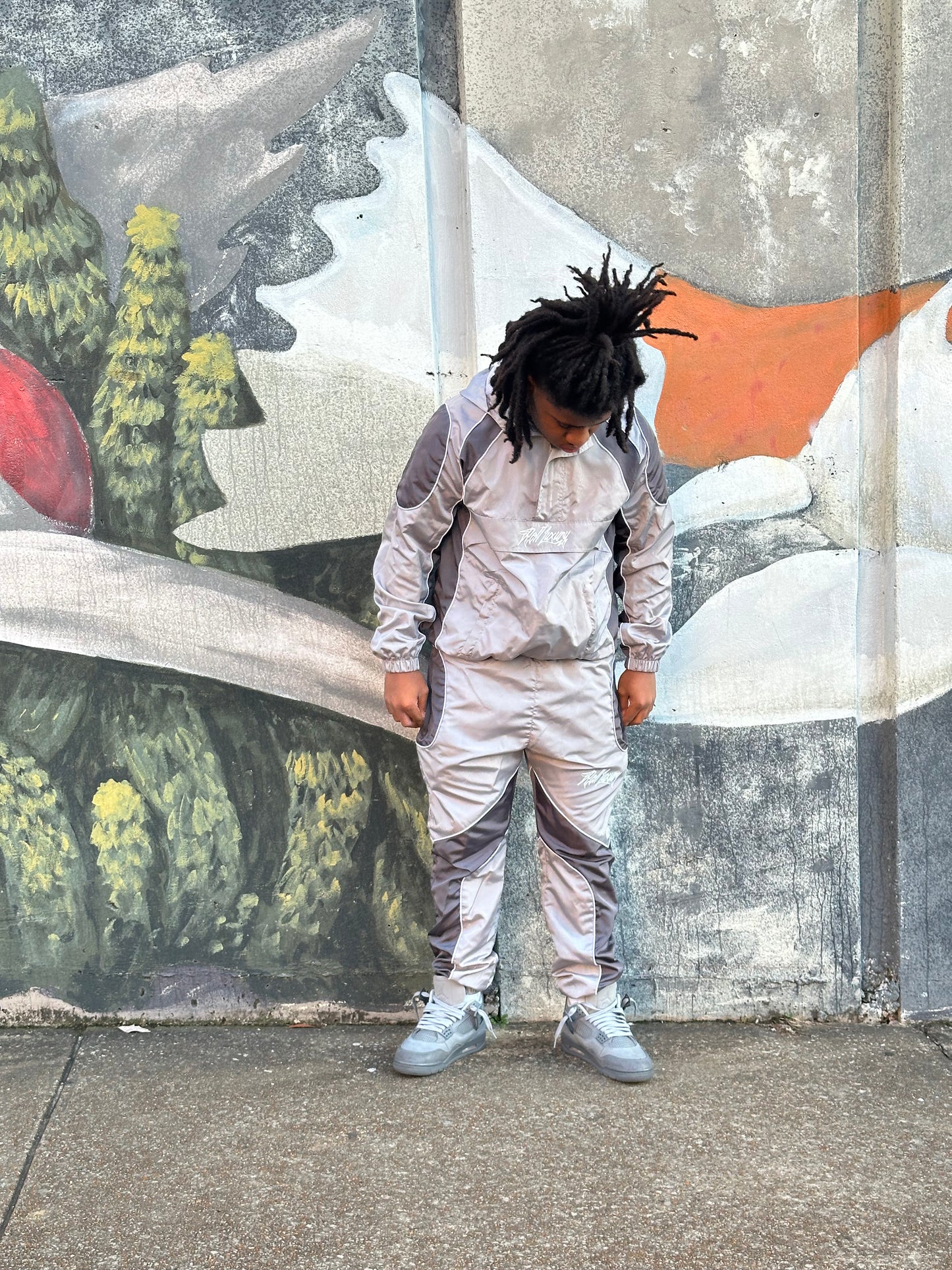 RELL LUXURY WINDBREAKER SET “GRAY”