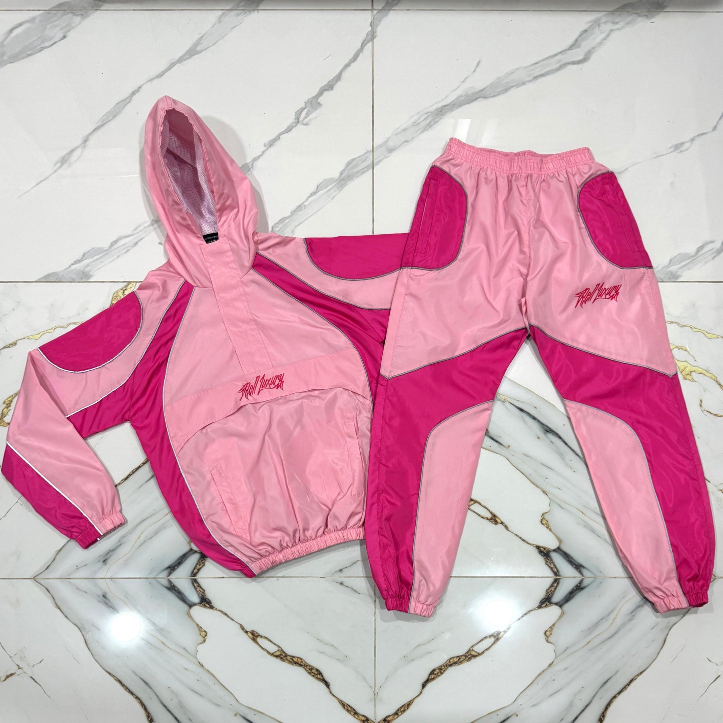 RELL LUXURY WINDBREAKER SET “PINK”