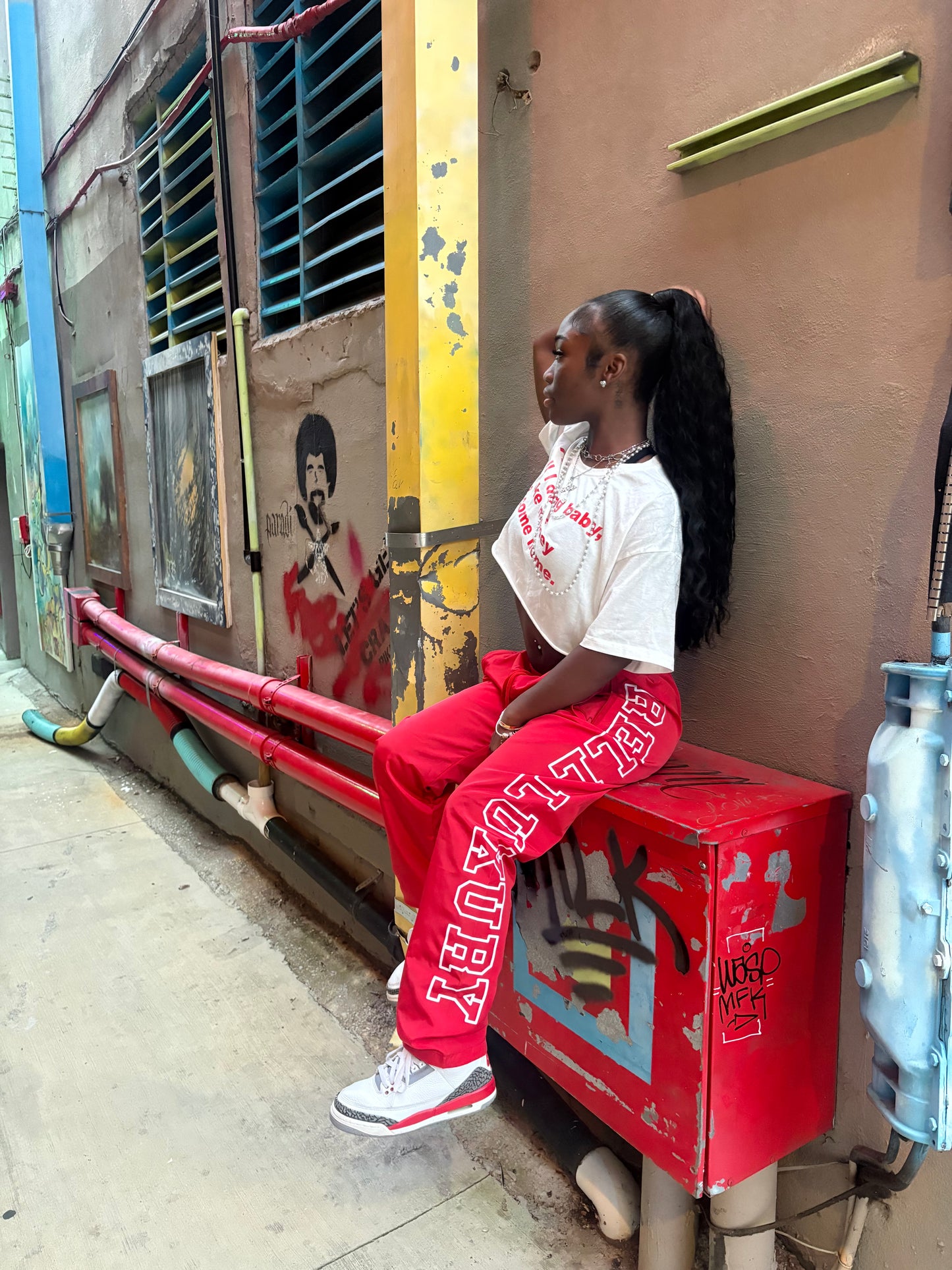 RELL LUXURY TRACK PANTS