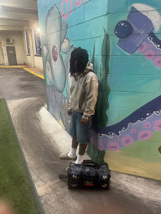 Grey “Rell” Rhinestone Hoodie